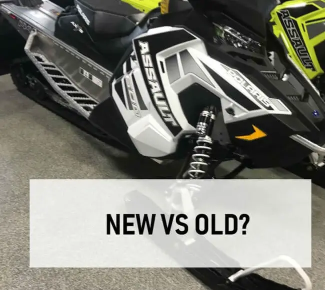 new vs old snowmobile