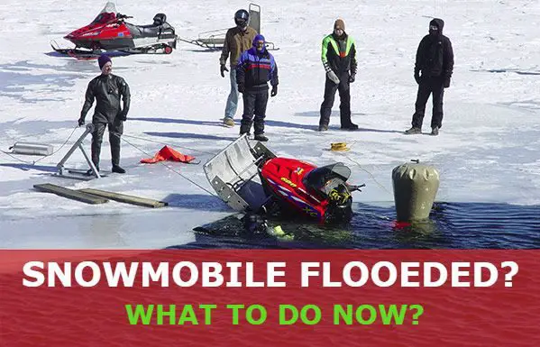 snowmobile sunk