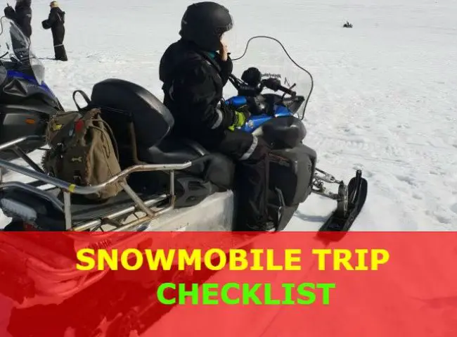 Snowmobile trip - what to bring?