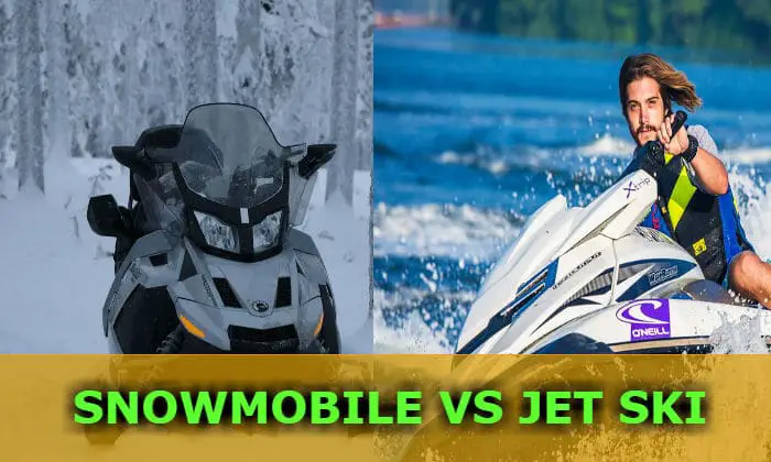 snowmobile vs jet ski